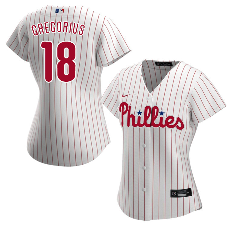 Nike Women #18 Didi Gregorius Philadelphia Phillies Baseball Jerseys Sale-White